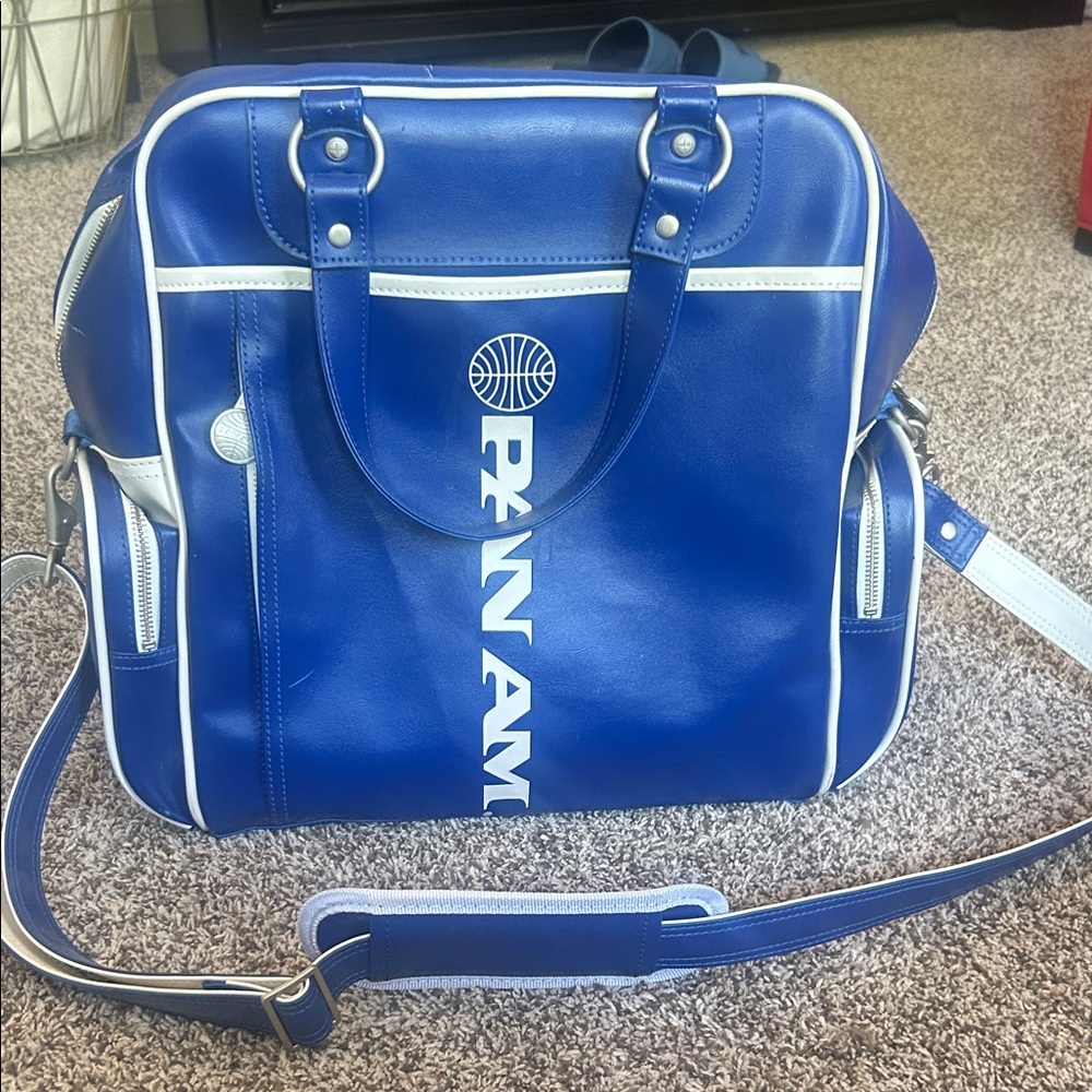 Blue Pan Am Duffel Bag